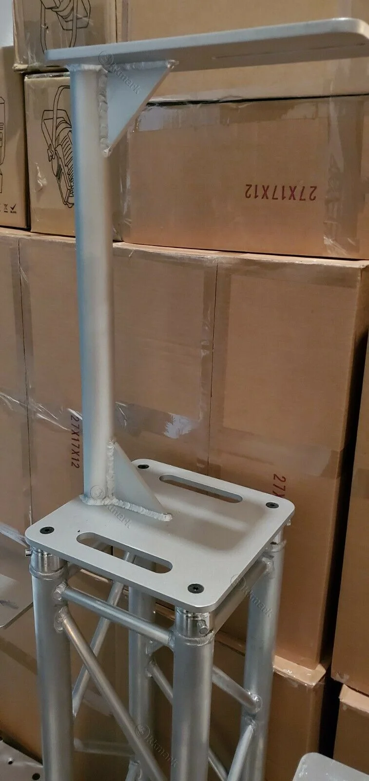 KKMARK Wide Rotating Angle Fire Desig Invertinng Bracket DJ Lighting Aluminum Truss for Moving Headase