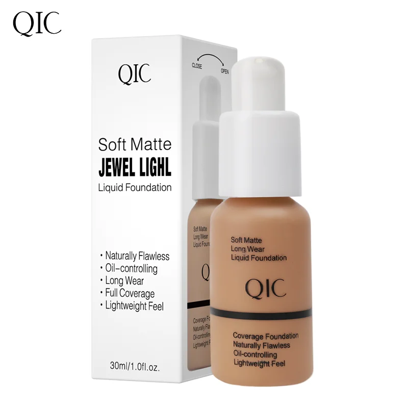 Soft Matte Foundation Full Coverage Foundation Oil Control Flawless 24HR Waterproof Concealer Foundation