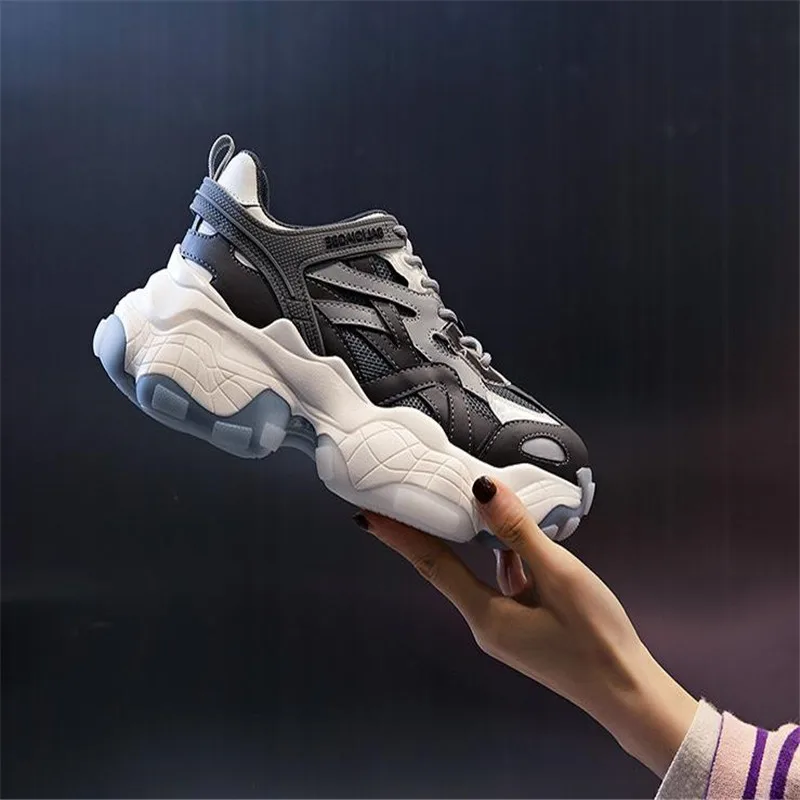 High Quality Trainers Women's Platform Sneakers Women Shoes Breathable Casual Women Running Chunky Sneakers Comrfortable shoes