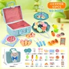 Blue picnic 43-piece set