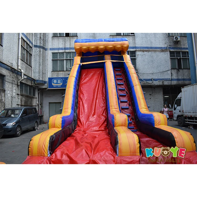 19ft Rocker Water Slide with Blower Bounce Water Slide Wet Slide