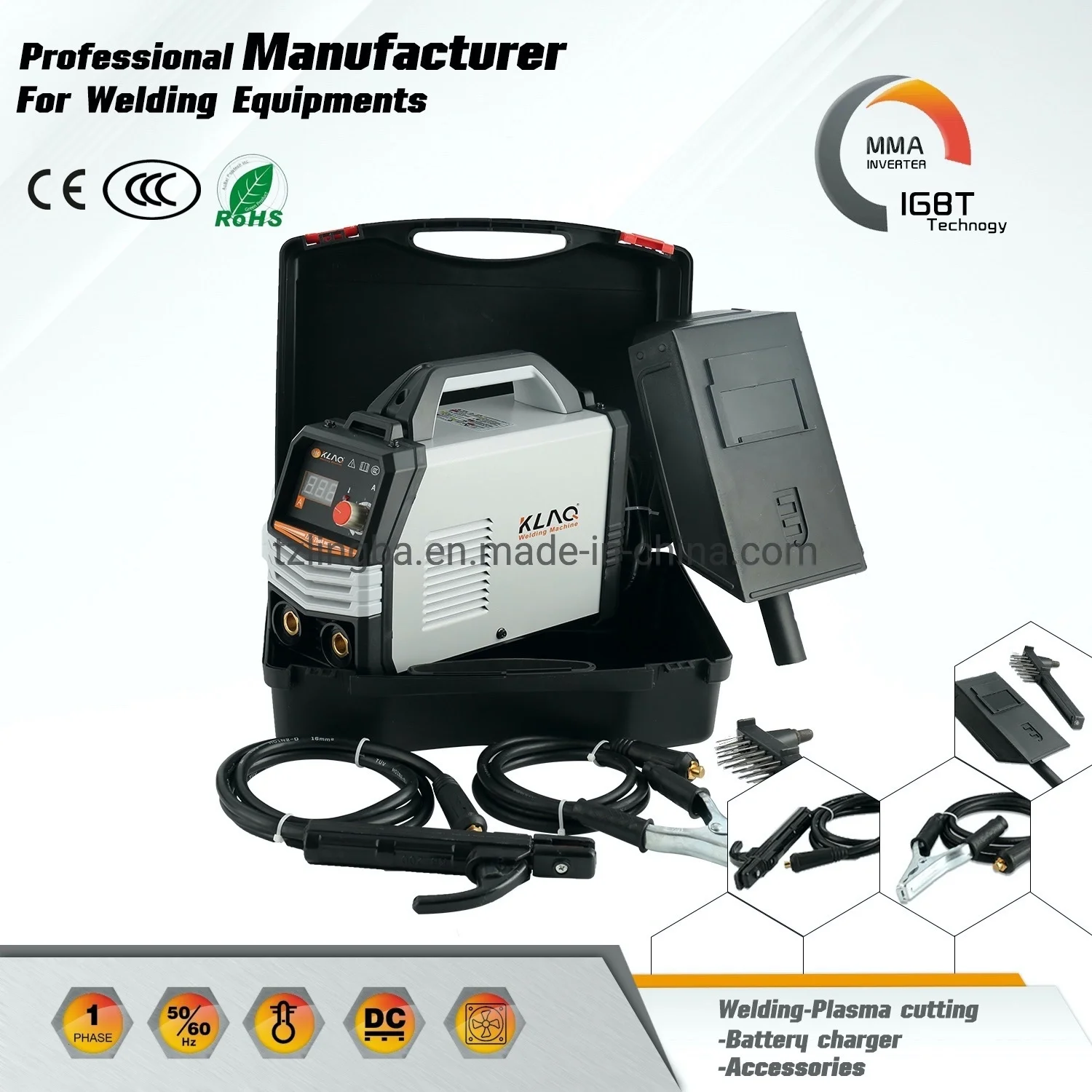 Сварочный аппарат Lingba с мини-дуговой ручкой сварочный цифровым ЖК-дисплеем 200 ампер 220