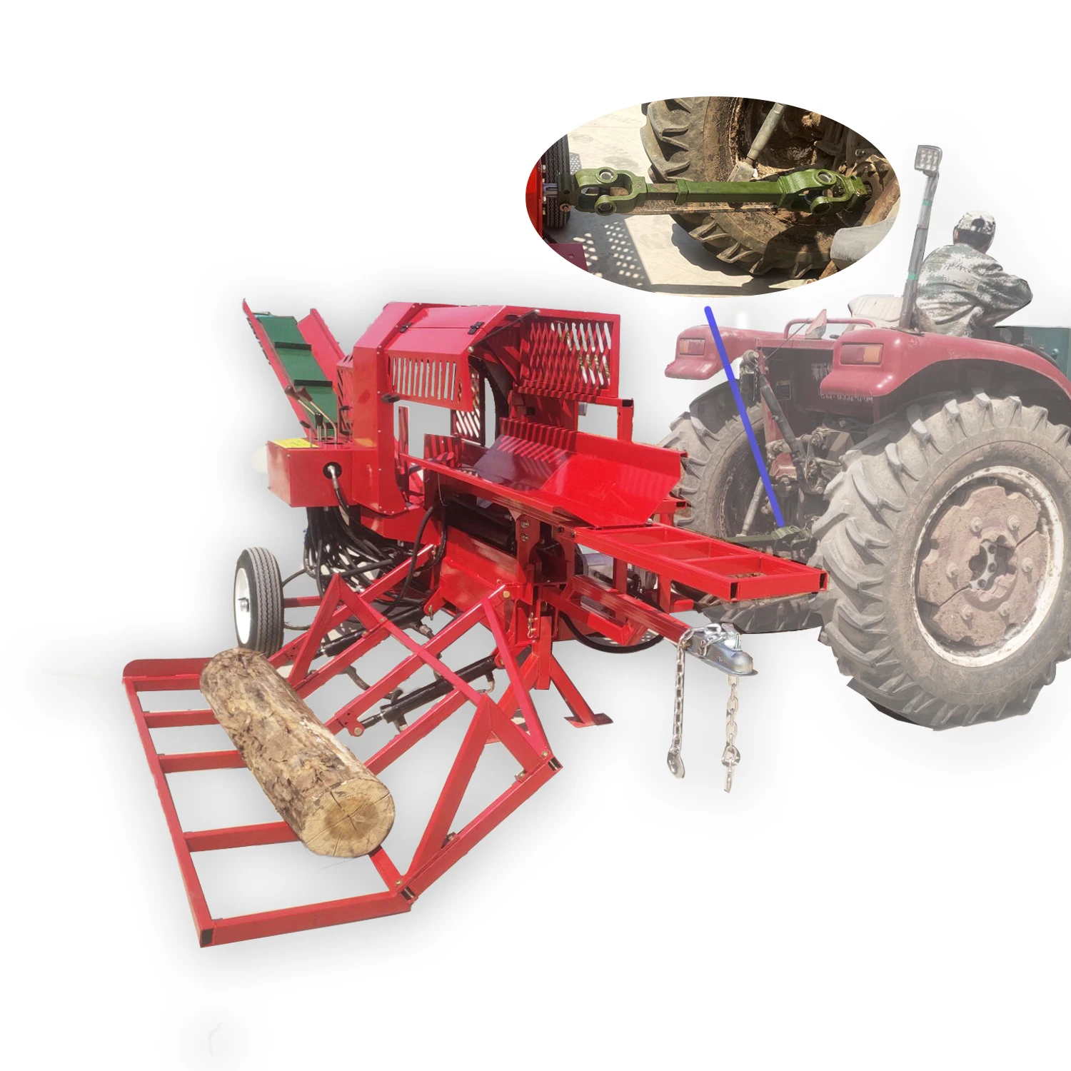 30 Ton Firewood Processor - Efficient Wood Splitting