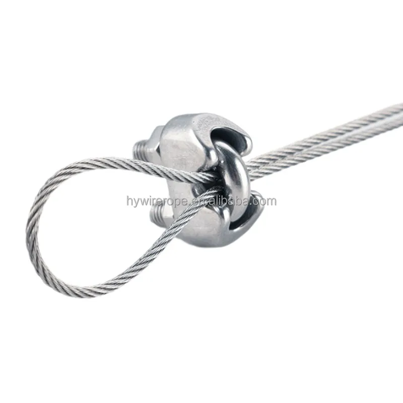 304 Stainless Steel Wire Rope Clamp For Wire Rope Buy Wire Rope Clamp