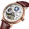 Brown and  Rose Gold White
