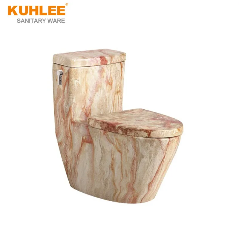Toilet Rich Marble Design Bathroom Tornado Toilet Set With Wash Hand Basin Ceramic Sanitary Ware Suites