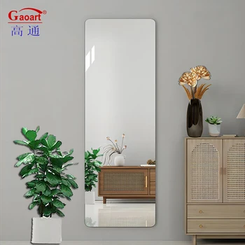 Genuine Wall Modern Full Length Size Big Large Wholesale Bathroom Nordic House Standing Decor Silver Mirror Glass