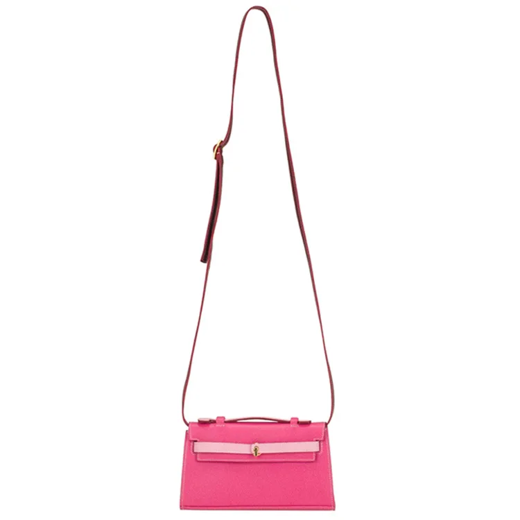 Fashion Vegan Leather Luxury Lock Ladies Small Handbags Custom Logo ...