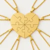 Gold 8 Heart