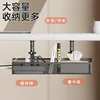 (Jingke) Soporte de gestión de cables de malla, mediano - Negro