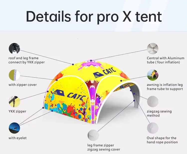 CATC Car Used Zelt Aufblasbar Inflatable Marquees Gazebo Canopy Sport Tents Trade Show Waterproof Advertising Tents