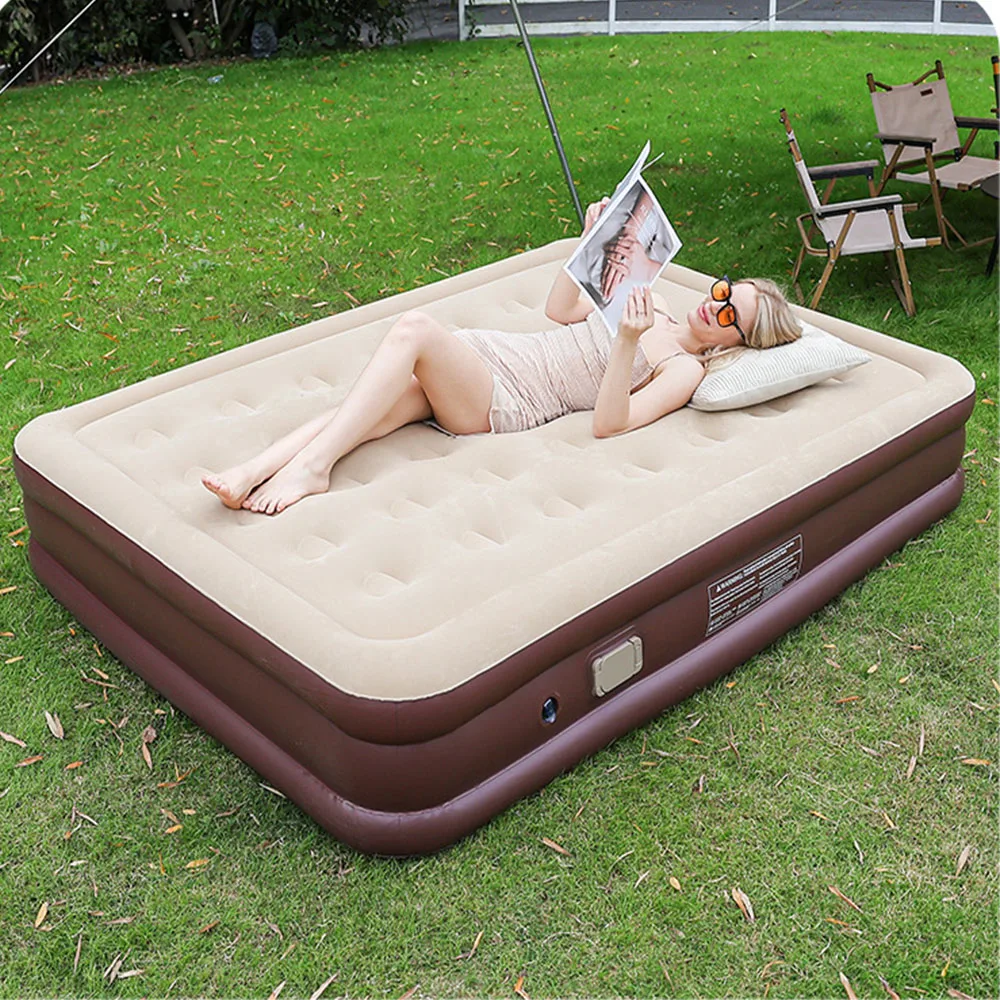 Inflatable Pvc Bed Modern Design 1-3 Person PVC Soft Inflatable Bed - Durable & Portable