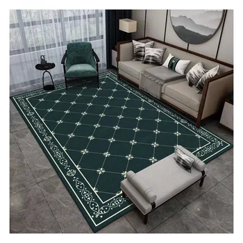 3D printed faux cashmere carpets supplied to Asia  large retro carpets for living rooms bedrooms personalized rug