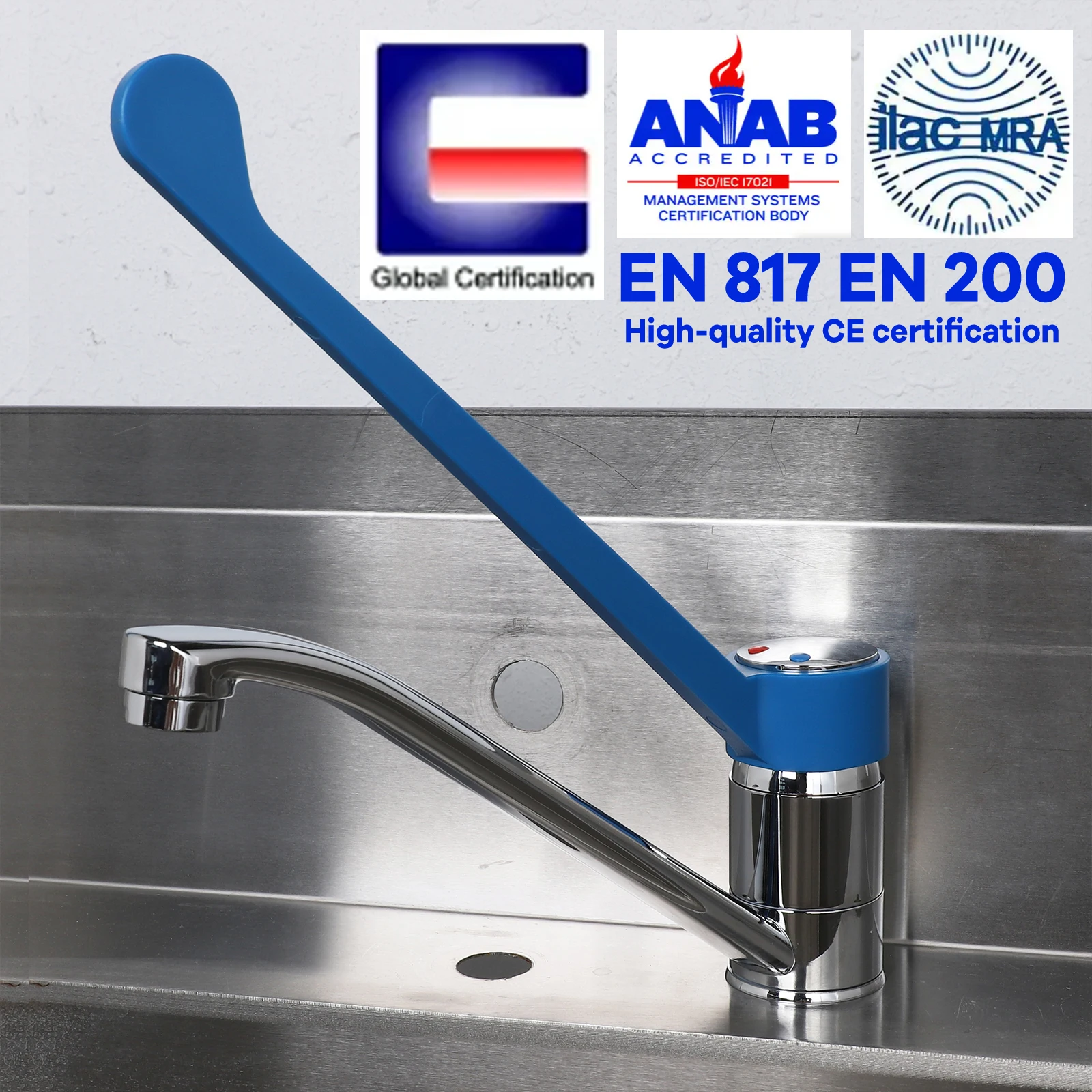 High Quality Brass Commercial/Home Kitchen Hot/Cold Mixer Basin Faucet Sink Taps Deck Faucets for OEM/ODM Kitchen