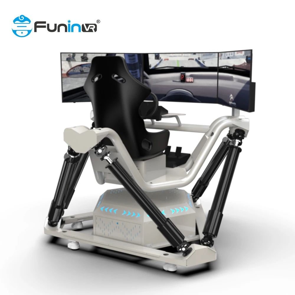 Vr Virtual  Three Screens Driving Simulator Drive Game Machine Motion Vr Machine 9D Vr Racing Simulator F1 Car Driving Simulator