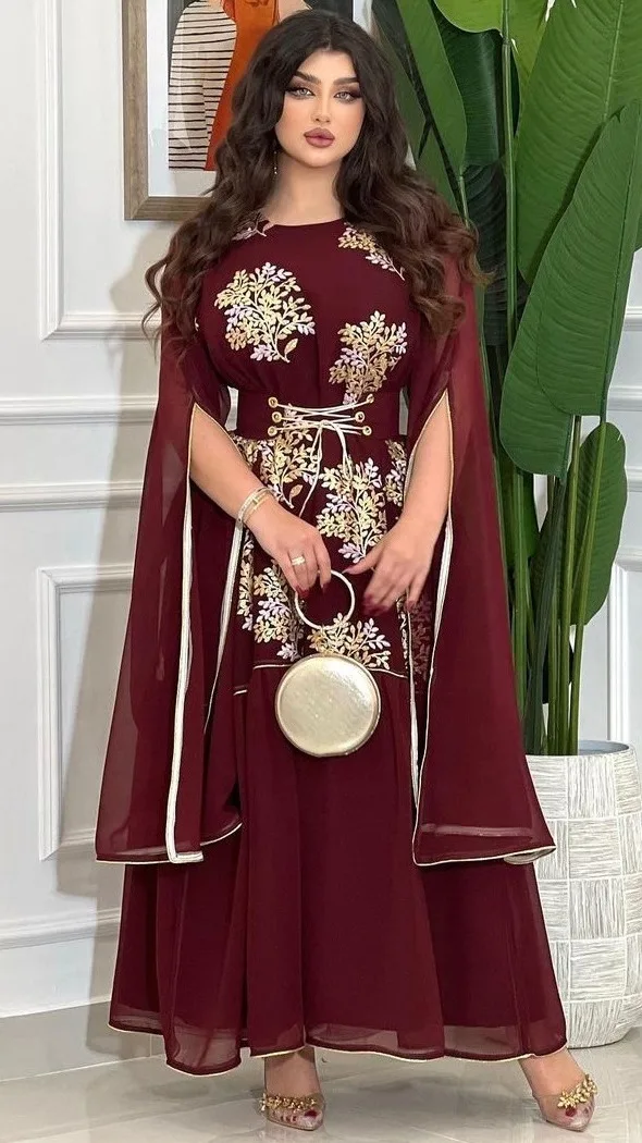 Wholesale Embroidery New Middle East Arab Dubai Kuwait Party Gown Wear