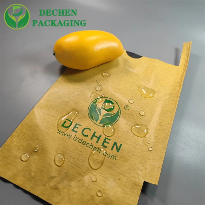 Grape Packging Two Layer Mango Protection Carbon Protective Paper Bag
