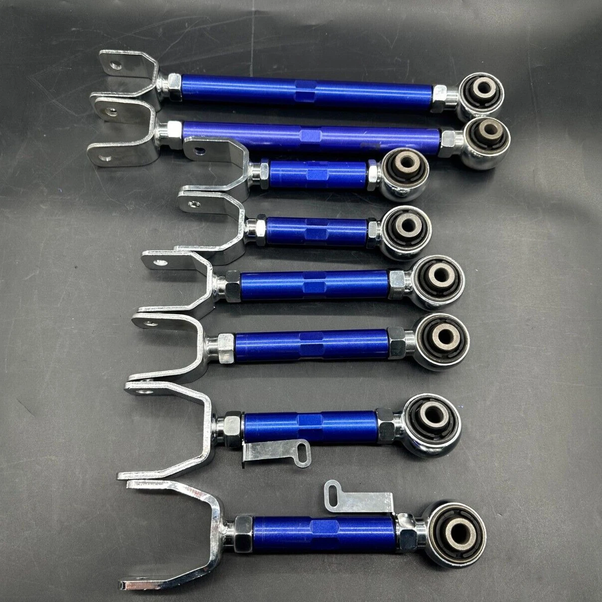 Auto Chassis Parts 8 Pcs Adjustable Camber Control Arm Toe Arm Set for Tesla Model 3 Y 2019-