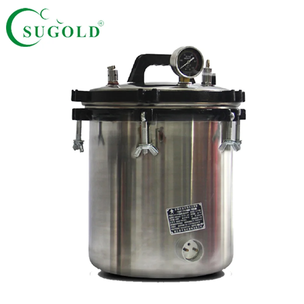 Autoclave, Portable, Stainless Steel, Pressure Cooker Type