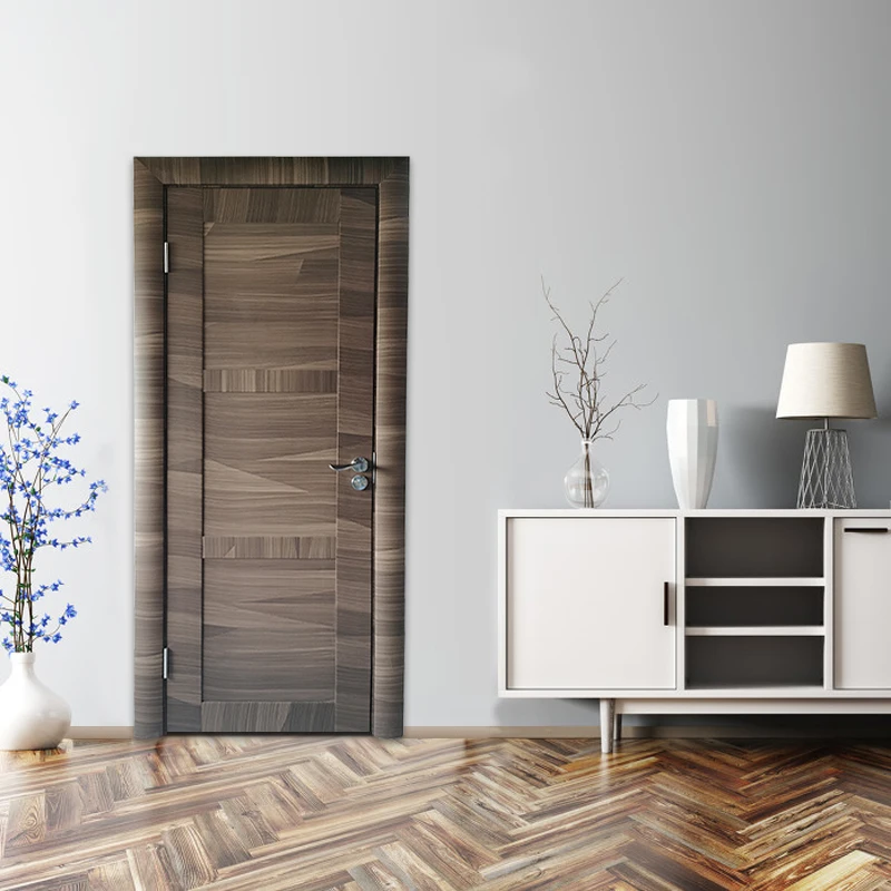 Belsonwpc Eco-Friendly PVC Composite Door China's Hot Sale Waterproof Main Door Finished Wpc Door for Interior Bathroom Bedroom