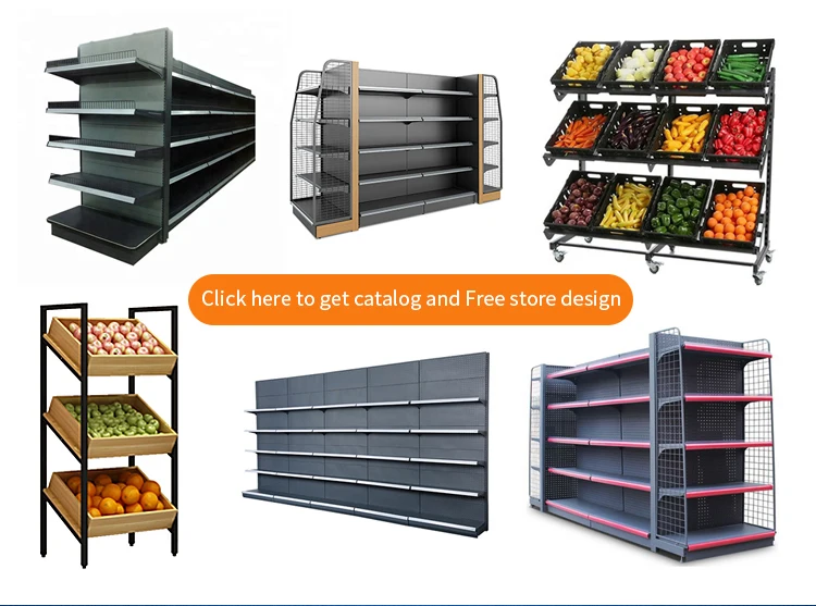 Customize Metal Wire Rack Custom Heavy-Duty Metal Wire Rack for Supermarket Display