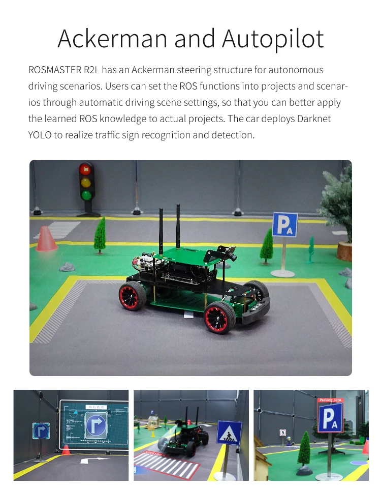 Yahboom Rosmaster R2l Ros Automatic Driving Robot Supported App Handle