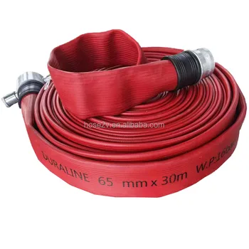Factory Outlet 1.5inch john morris aluminum Coupling Rubber Hoses White PVC Lay Flat Hose Red Fire Hose