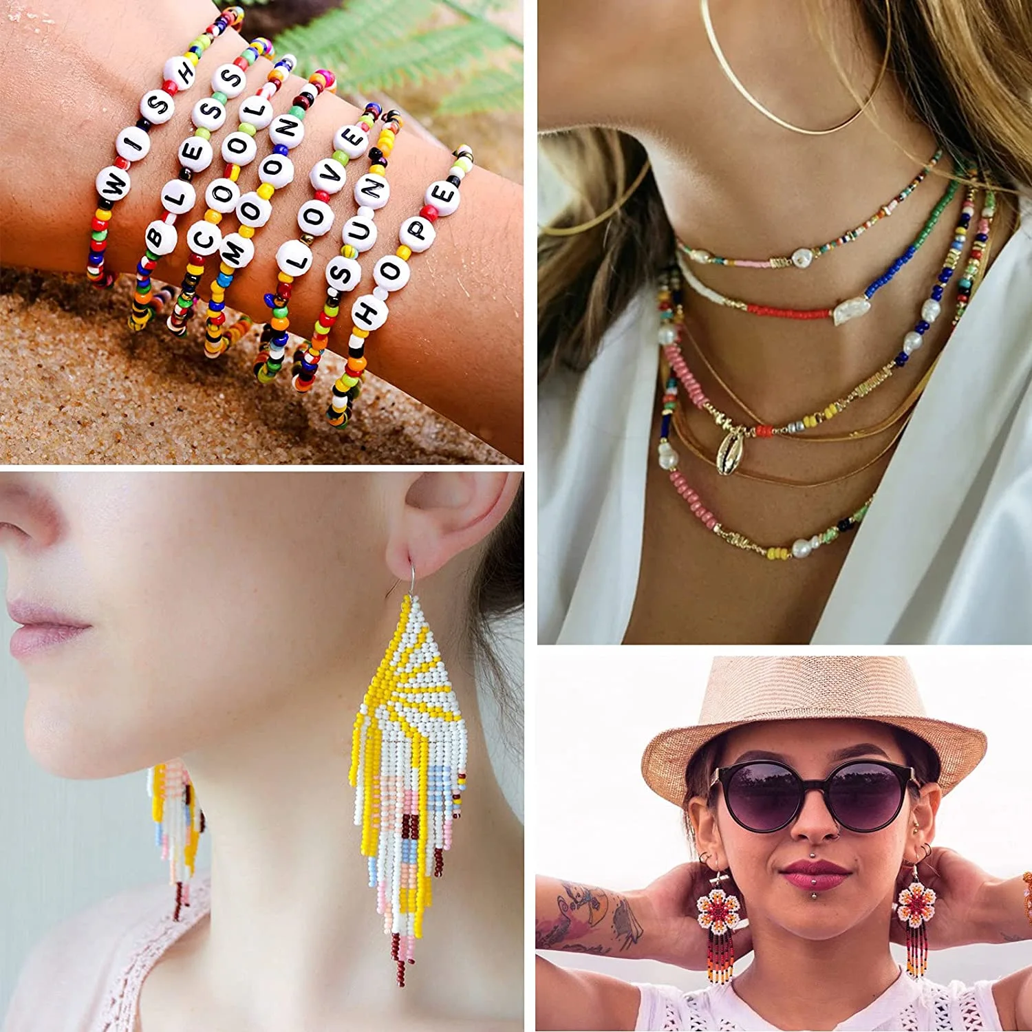 6mm Thin Pieces Shell Soft Ceramic Pieces Soft Ceramic Beads 24 Color Rice Beads Pendant Accessories Bohemian Wind Accessories