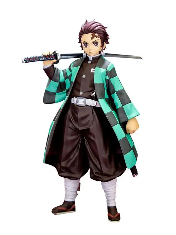 Tanjiro Kamado Durable Cute Cool Anime Character Model Demon Slayer Pvc Materials Doll Online Shopping