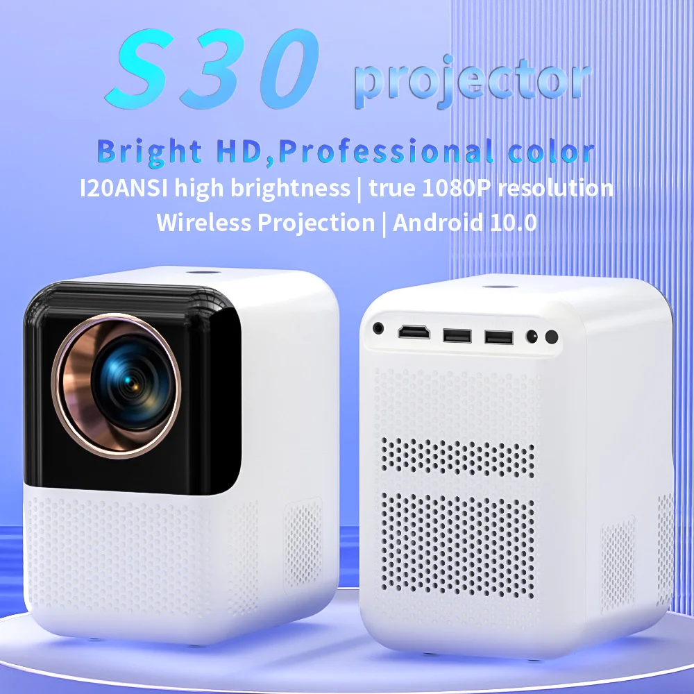 2025 Project 2m Realtek 8822/8723 2.4G/5G Led Projector X10