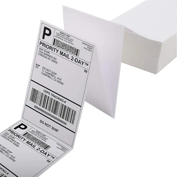 shipping labels 4''x6'' 1''x2'' for express Barcode label shipping label