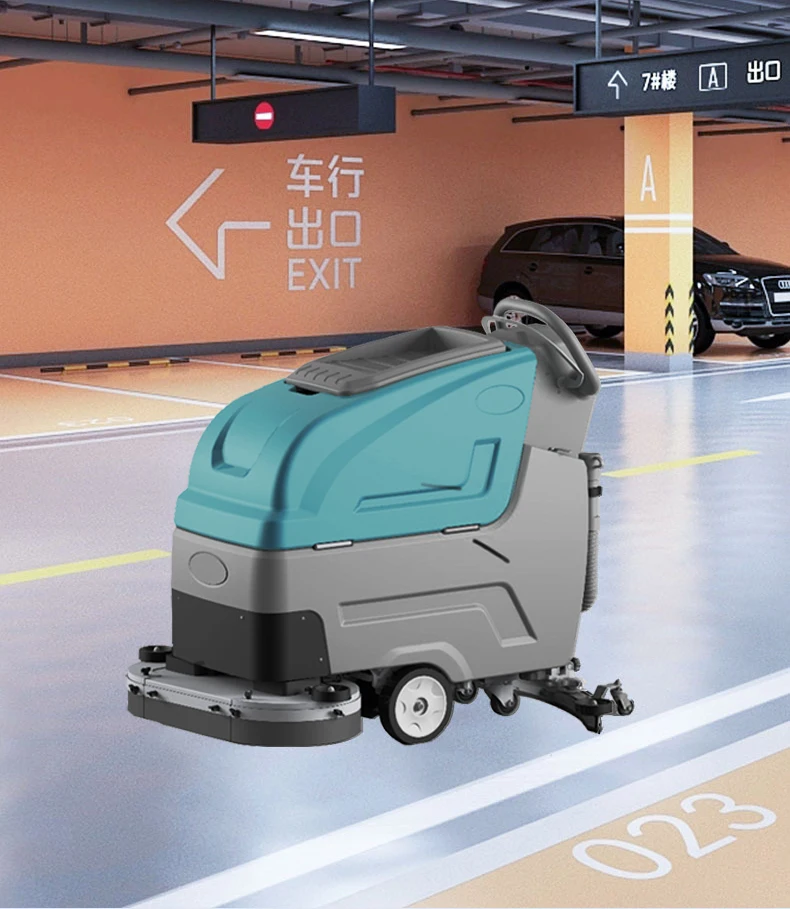 K6 Electric Walk Behind Automatic Floor Washer Hardwood Floor Cleaner ...