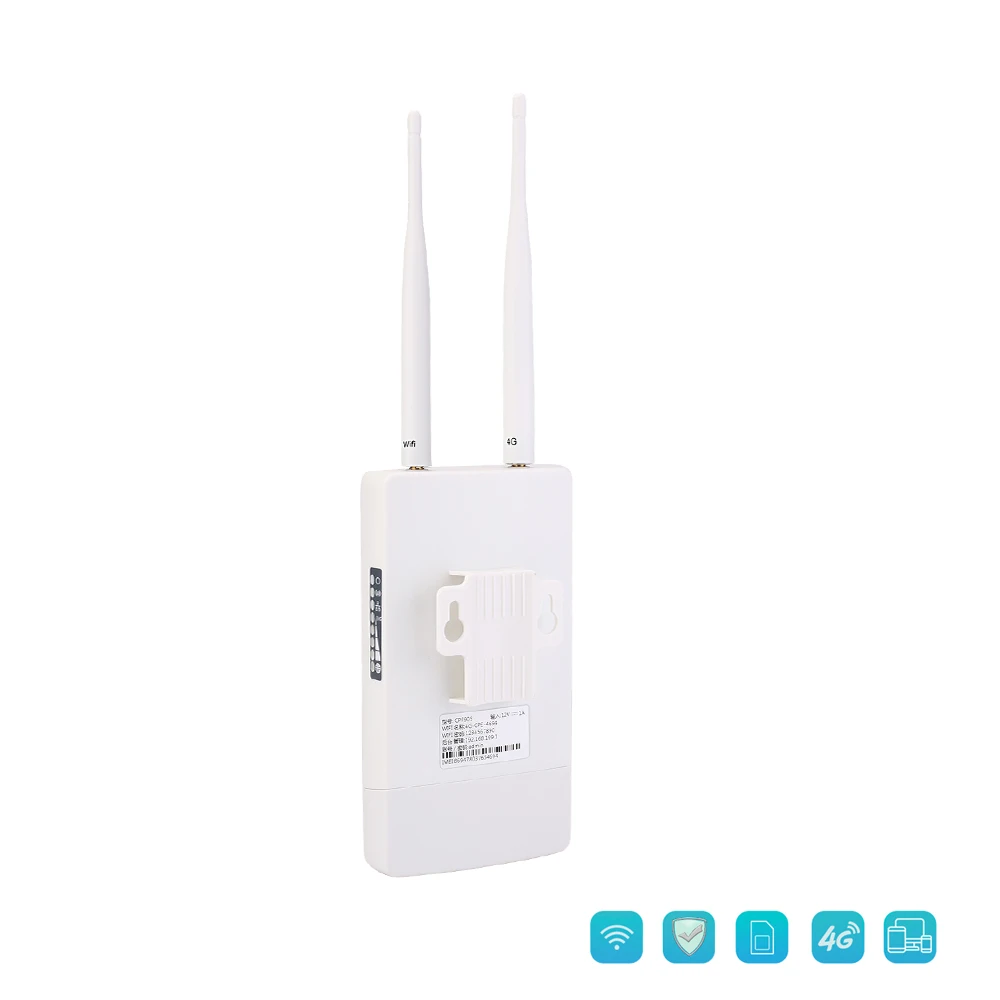4G Router WIFI Wireless Outdoor 18650 Battery Solar Power GSM Sim Card 12V1A for Solar IP Camera Home Security System or Phone