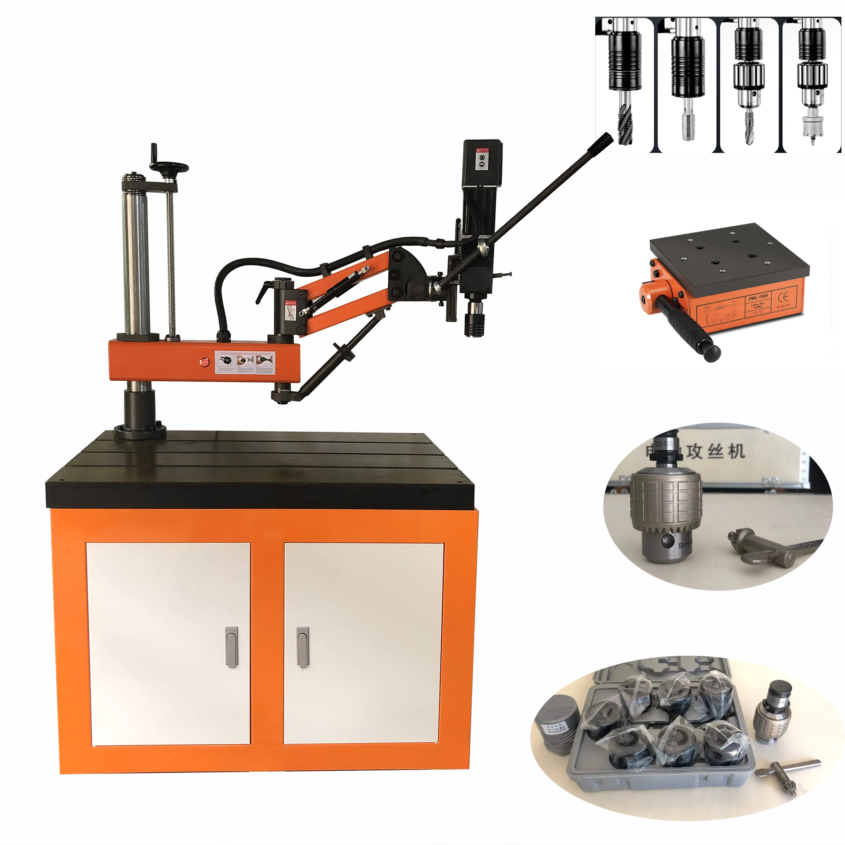 Automatic CNC Servo Drilling/Tapping Machine 220V Vertical & Horizontal with Key Motor Component