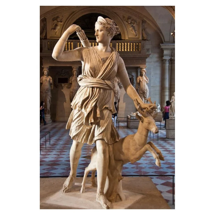 Life size Athena stone statue – Marblebee