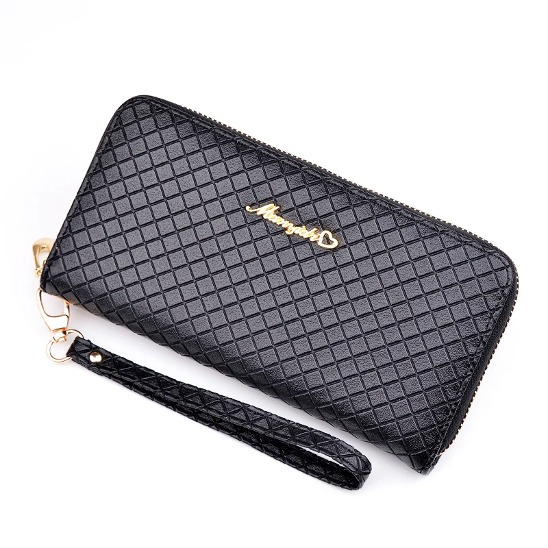 Elegant PU Leather Clutch Wallets for Women Fashion Utility