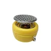 Cuisinière à gaz jaune ronde