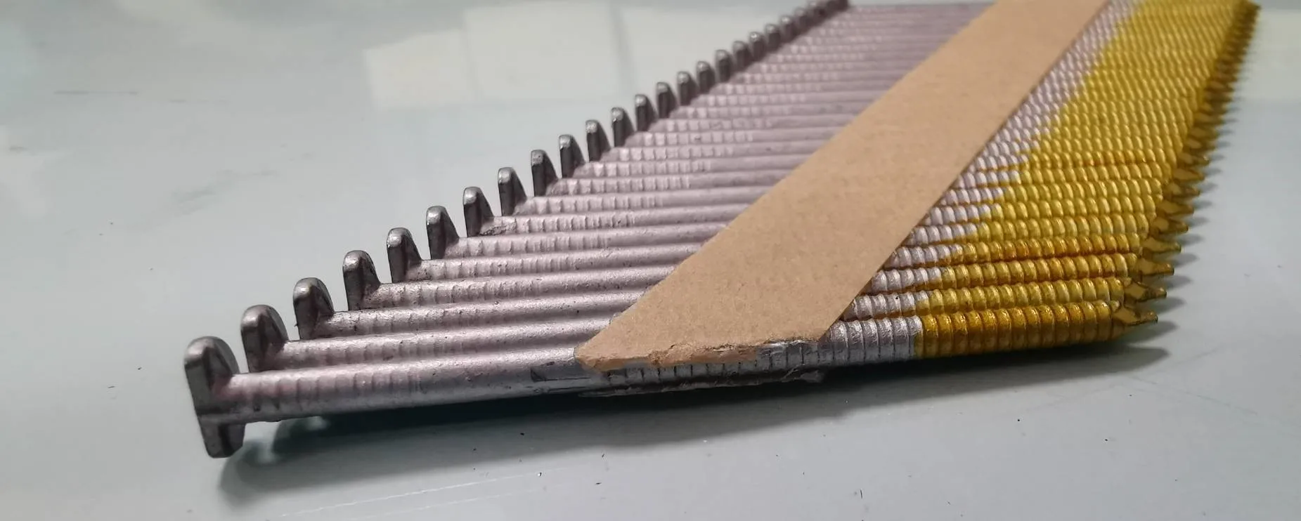 Paper Tape Clipped D Head Paper Collated Nail 23/8"*.113" Ring Shank