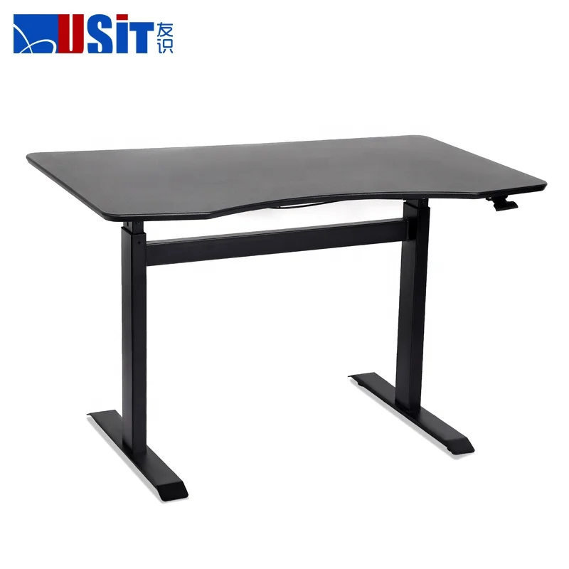 Home Office Computer Furniture Standing Desk Gas Height Adjustable Drafting Desk