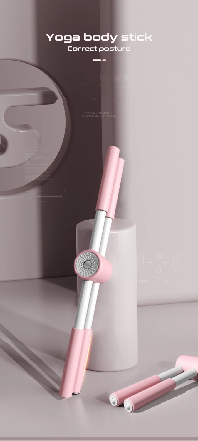 l0095 pilates fitness stick beauty back toning yoga pole dance body yoga stick open shoulder posture corrector-2