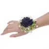 Fleur de poignet bleu foncé
