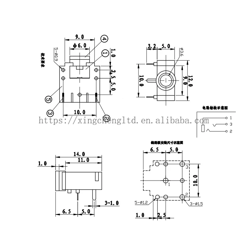 diagram headphone pin connection