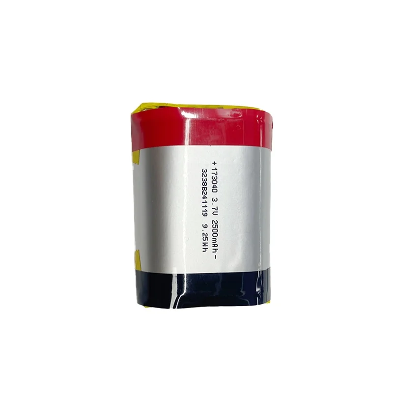 3.7V 2500mAh Li-Ion Polymer Cylinder Battery with PCB for E