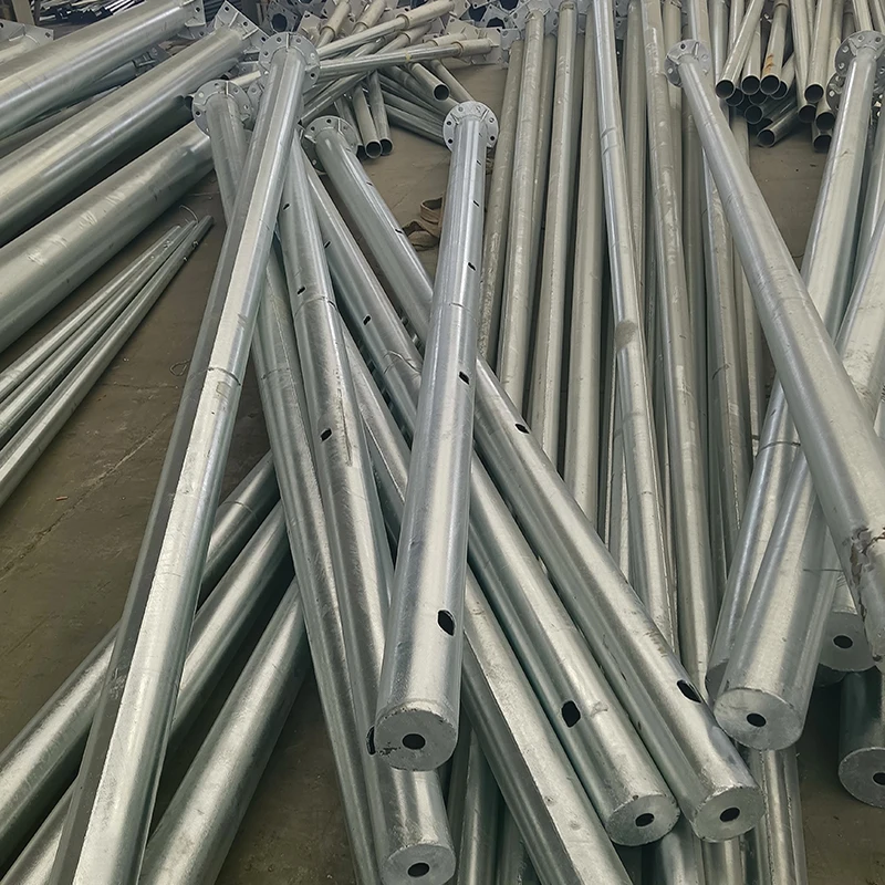 Galvanized Q235B Cost of Traffic Light Pole Monitoring  for Road Safety
