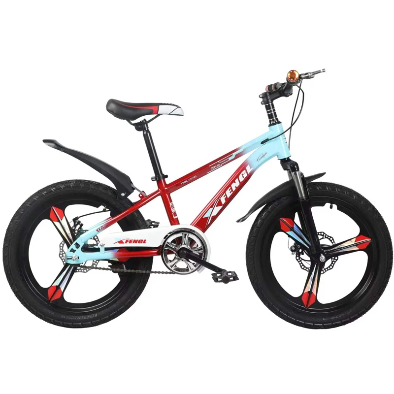 Wholesale 18 20 22 24 Inch Kids Mountain Bike 6 Speed Comfortable Steel Frame Magnesium Alloy Bicycle