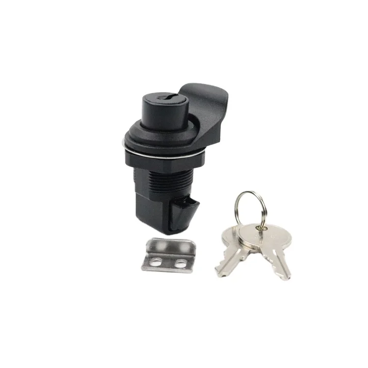 Push-to-Close Panel Lock for Golf Cart Dash Latch Marine Boat Tool Radio Glove Box Durable Push Button Cam Lock