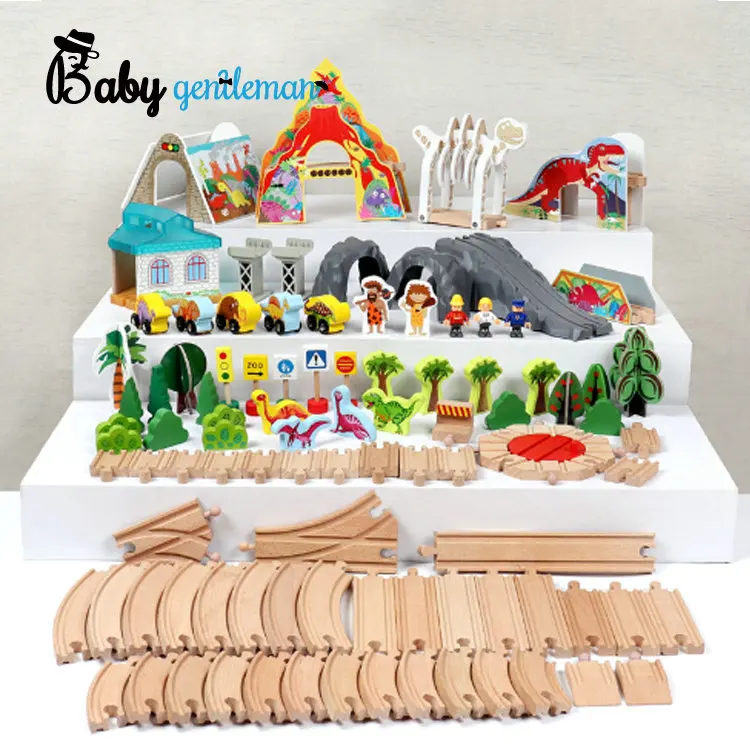 Новый дизайн деревянного поезда с столом