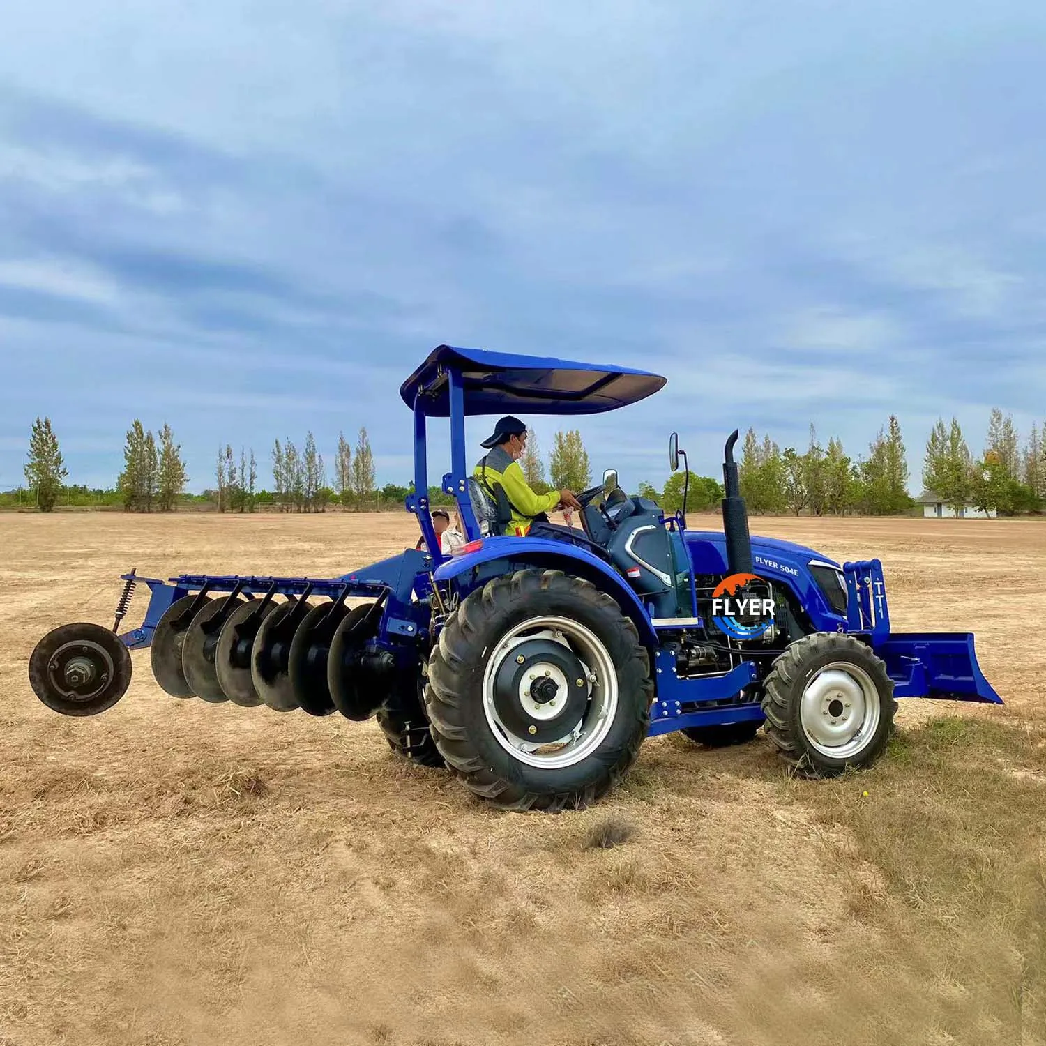 Machinery Mini Small 50HP 4x4  Traktor Tractor Farming  Tractor Mini Farm Crawler Tractor