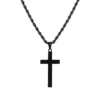 Outer hole cross twist chain black