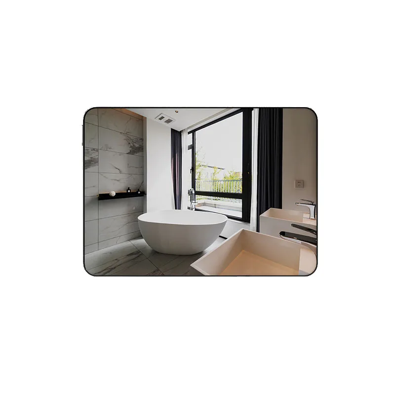 浴室镜子贴在墙上 浴室洗面台墙上挂着化妆镜 Buy 墙上的镜子 美容院墙镜 浴室镜子product On Alibaba Com